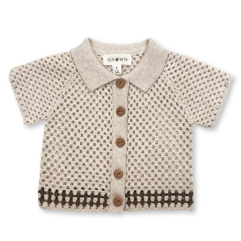 Grown / Hand Crochet Shirt - Coconut